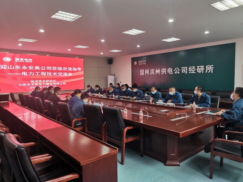 山東永安美、國網(wǎng)濱州供電公司經(jīng)研所電力工程技術交流會