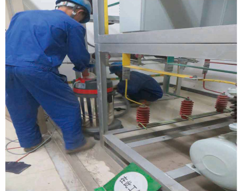 北京豐臺(tái)槐房110KV變電站電容器檢修